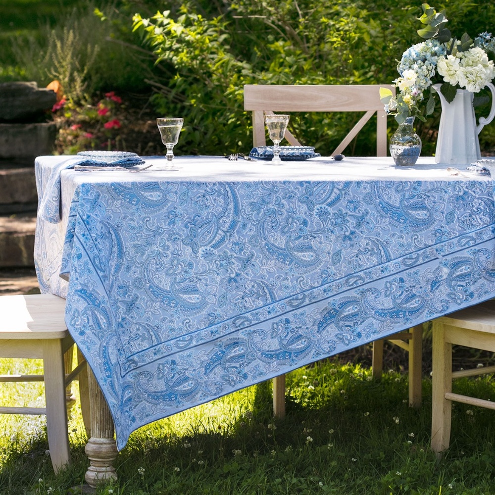 April Cornell Tablecloth Priscilla's Paisley 36x36
